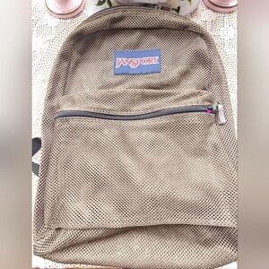 JanSport Mesh Backpack S1000404/4500295484 Look More Army Green In Person